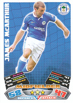 James McArthur Wigan Athletic 2011/12 Topps Match Attax #339